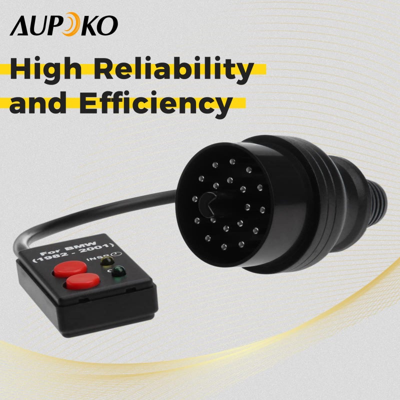 Aupoko Reset Oil Service Tool, 20 Pins Socket OBD Oil Service Reset Tool Replacement for BMW 1982-2001 E30 E34 E36 E39 - Image 4